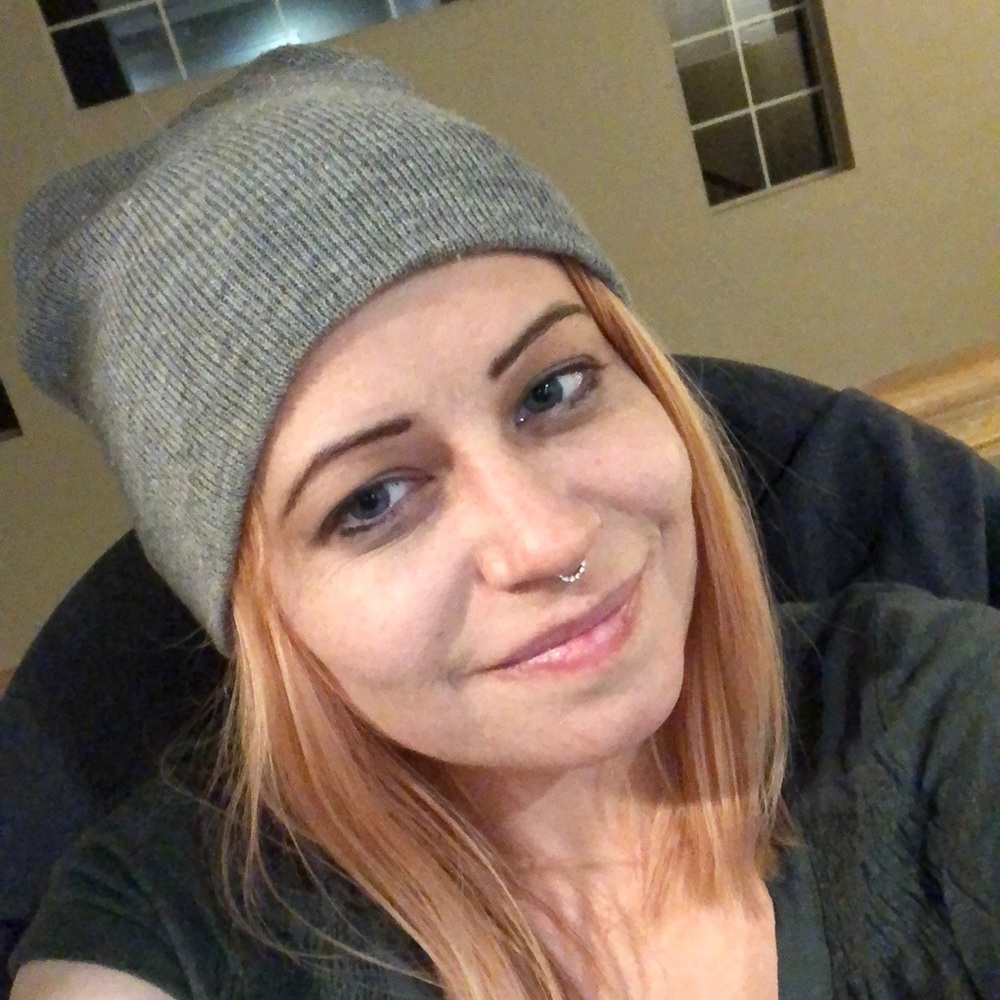 Just a small simple grey beanie